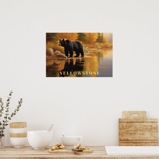 Yellowstone Poster Art (Keuken)