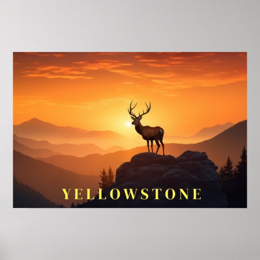 Yellowstone Poster Art (Voorkant)