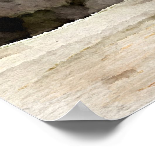 Yellowstone Poster, Old Faithful Geyser Print (Hoek)