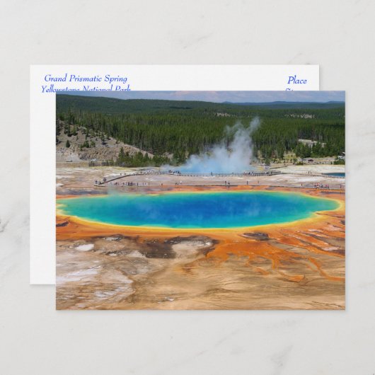 Yellowstone Prismatic Spring Wyoming, VS Briefkaart (Voorkant / Achterkant)
