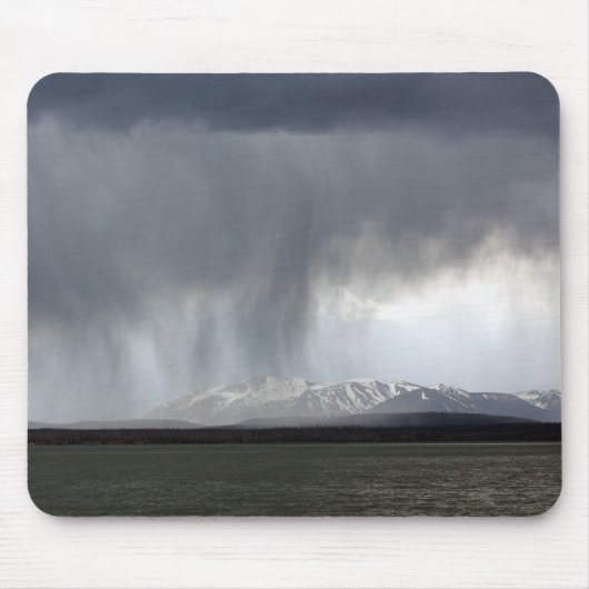 Yellowstone Rainy Day Mousepad Muismat (Voorkant)