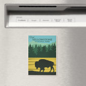 Yellowstone Reisposter Magneet (Insitu (Vaatwasser))