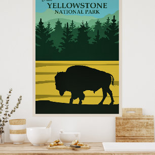 Yellowstone Reisposter Poster