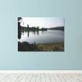 Yellowstone River Bend Canvas Afdrukken (Insitu (Houten vloer))