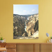 Yellowstone River Canvas Afdruk (Insitu (Woonkamer))