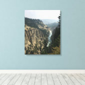 Yellowstone River Canvas Afdrukken (Insitu (Houten vloer))