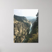 Yellowstone River Canvas Afdrukken (Voorkant)