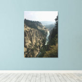 Yellowstone River Canvas Afdrukken (Insitu (Houten vloer))