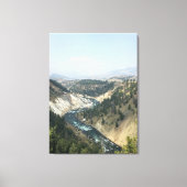 Yellowstone River Canvas Afdrukken (Voorkant)
