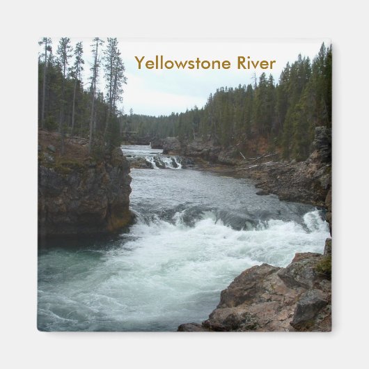 Yellowstone River Magnet (Voorkant)