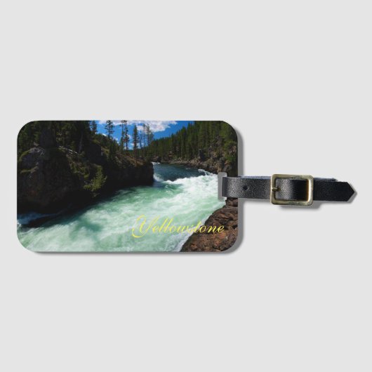 Yellowstone Rivier Bagage Label (Voorkant (horizontaal))