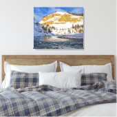 Yellowstone rivier canvas afdruk (Insitu (Slaapkamer))