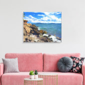 Yellowstone rivier canvas afdruk (Insitu (Woonkamer))