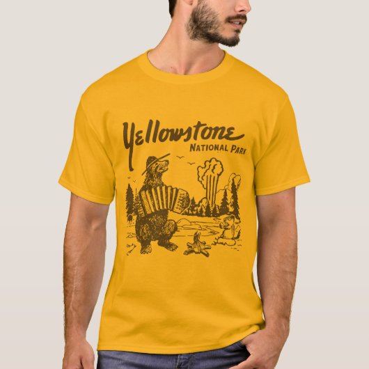 Yellowstone Road Trip 2026 Family Vacation Shirt (Voorkant)