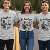 Yellowstone Roadtrip 2025 Familie Vakantie Shirt