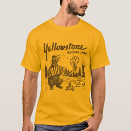 Yellowstone Roadtrip 2026 Familie Vakantie T-shirt