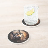 Yellowstone Sandstone Onderzetter Wolf (Zijkant)