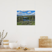 Yellowstone Schilderachtig Uitzicht Poster (Keuken)
