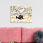 Yellowstone Stage Coach Canvas Afdruk (Insitu (Woonkamer))