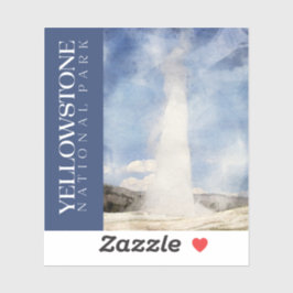 Yellowstone Sticker, Nationaal Park Decal Sticker