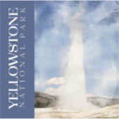 Yellowstone Sticker, Nationaal Park Decal Sticker (Voorkant)