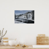 Yellowstone Stream Poster (Keuken)
