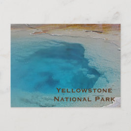 Yellowstone Stunning Blue Pool Photo National Park Briefkaart