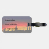 Yellowstone Sunset Bagagelabel (Achterkant horizontaal)