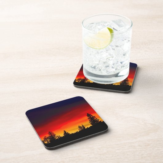 Yellowstone Sunset Bier Onderzetter (Rechterzijde)