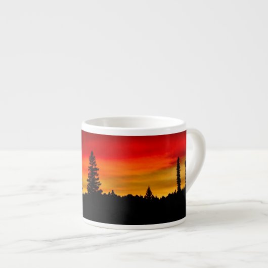Yellowstone Sunset Espresso Kop (Voorkant rechts)