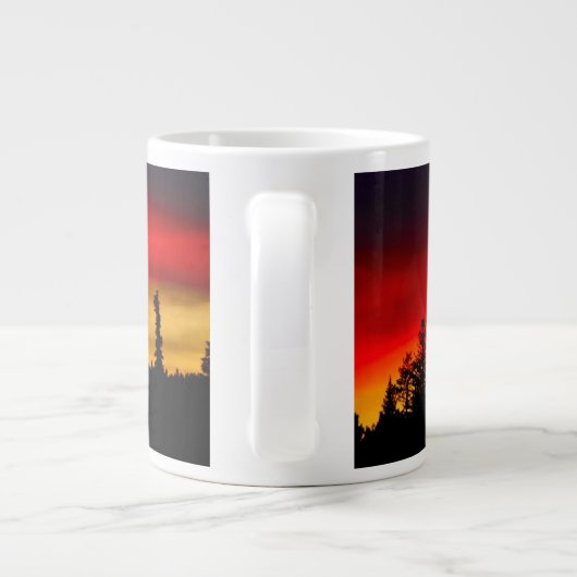 Yellowstone Sunset Grote Koffiekop (Achterkant)