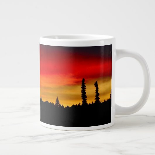 Yellowstone Sunset Grote Koffiekop (Rechts)