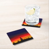 Yellowstone Sunset Kartonnen Onderzetters (Insitu)
