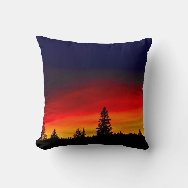 Yellowstone Sunset Kussen (Voorkant)