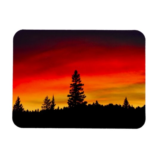 Yellowstone Sunset Magneet (Horizontaal)