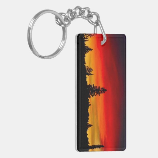 Yellowstone Sunset Sleutelhanger (Voorkant Links)