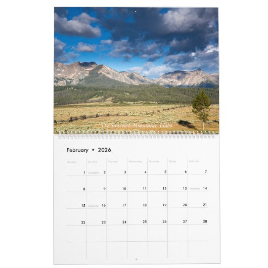 Yellowstone, The Grand Tetons en Idaho Kalender (Feb 2026)