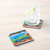 Yellowstone Thermal Hot Spring Beverage Coaster Bier Onderzetter (Rechterzijde)