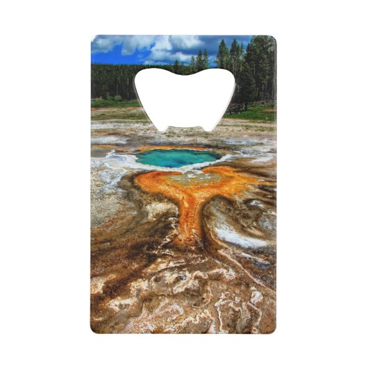Yellowstone Thermal Pool Creditkaart Flessenopener (Voorkant)