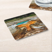 Yellowstone Thermal Pool Kartonnen Onderzetters (Schuin)