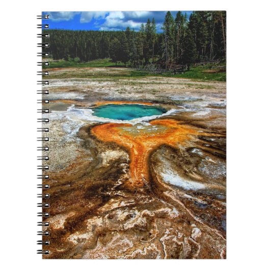 Yellowstone Thermal Pool Notitieboek (Voorkant)