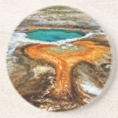 Yellowstone Thermal Pool Zandsteen Onderzetter (Voorkant)