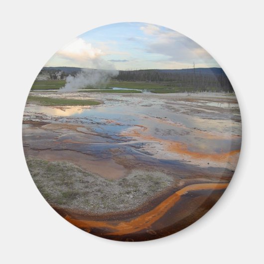 Yellowstone thermische zwembaden magneet (Voorkant)