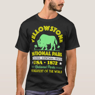 Yellowstone Tshirts voor heren geelsteen T shirten