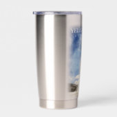 Yellowstone Tumbler, oude trouwe reismok Geïsoleerde Drinkbeker (Rechts)