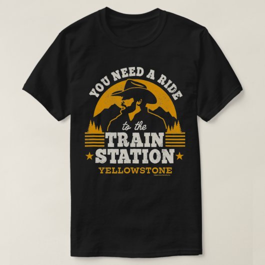 Yellowstone - U hebt een Ride naar het treinstatio T-shirt (Design voorkant)
