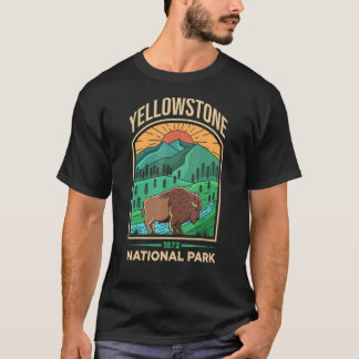 Yellowstone Us National Park Bison 1 T-shirt