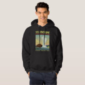 Yellowstone Us National Park Bison  Hoodie (Voorkant volledig)