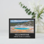 Yellowstone USA Briefkaart (Staand voorkant)