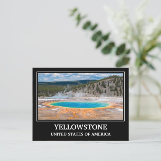 Yellowstone USA Briefkaart (Staand voorkant)